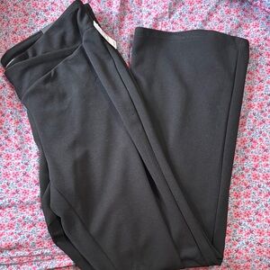 Black Wide-Leg Pants